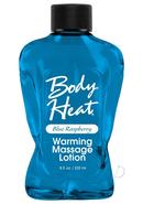 Body Heat Edible Warming Massage Lotion Raspberry 8 Ounce