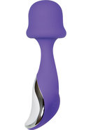 Adam And Eve The Sensual Touch Rechargeable Silicone Wand Massager - Purple