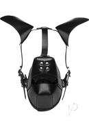 Master Series Pup Puppy Play Hood + Breathable Ball Gag -...