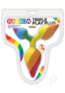 Rainbow Triple Play Plug
