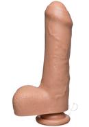 The D Uncut D Firmskyn Dildo With Balls 7in - Vanilla