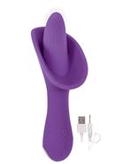 Devine Vibes Vibro Tongue Clit Hugger Rechargeable Silicone...