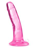 B Yours Plus Hard N` Happy Realistic Dildo 5.5in - Pink