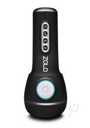 Zolo Power Stroker Rechargeable Silicone Masturbator - Black
