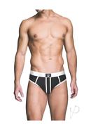 Prowler Red Ass-less Brief - Xxlarge - Black/white