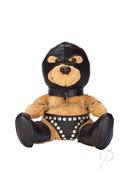 Bondage Bearz Sal The Slave Stuffed Animal - Brown/black