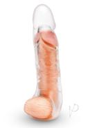 Size Up Extra Girthy Clear View Penis Extender With Ball...