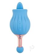 Clit-tastic Rose Bud Dual Massager Rechargeable Silicone...