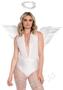 Leg Avenue Angel Wings Kit - O/s - White